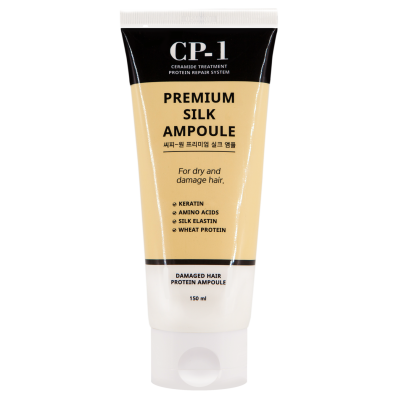 Несмываемая сыворотка для волос с протеинами шёлка Esthetic House CP-1 Premium Silk Ampoule