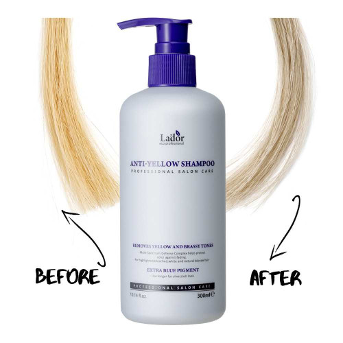 Оттеночный шампунь против желтизны волос LADOR Anti-Yellow Shampoo