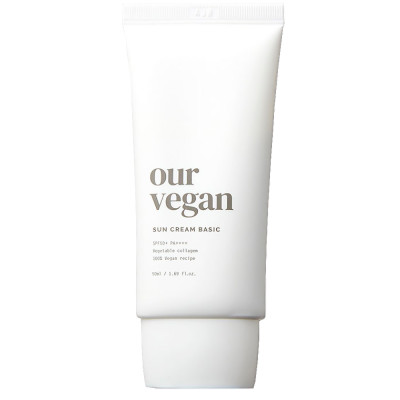 Веганский солнцезащитный крем с коллагеном Manyo Our Vegan Sun Cream Basic SPF 50+ PA++++