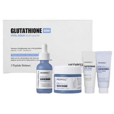 Набор увлажняющих средств для сияния кожи Medi-Peel Glutathione Hyal Aqua Multi Care Kit