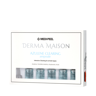 Концентрированные ампулы с азуленом Medi-Peel Derma Maison Azulene Clearing Ampoule