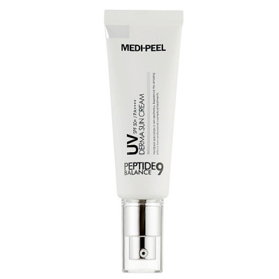 Антивозрастной солнцезащитный крем Medi-Peel Peptide 9 Balance UV Derma Sun Cream SPF 50+ PA++++