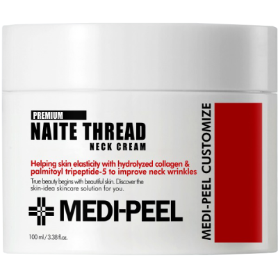 Подтягивающий крем для шеи с пептидным комплексом MEDI-PEEL Naite Thread Neck Cream