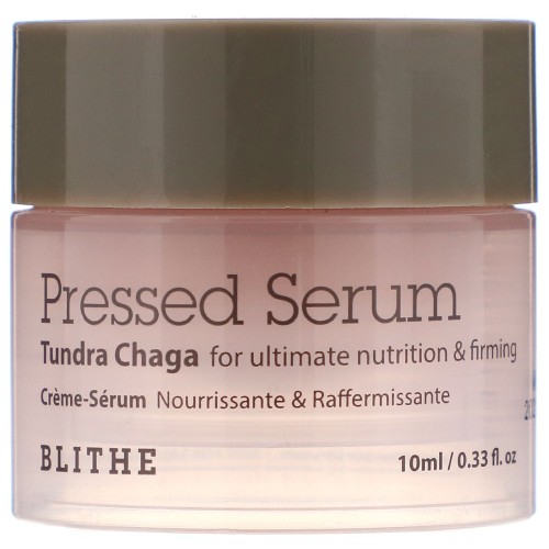 Спрессованый крем-серум с экстрактом гриба чага для упругости кожи Blithe Pressed Serum Tundra Chaga
