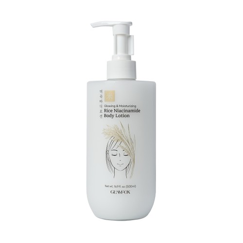 Лосьон для тела с рисом ниацинамидом GLAMFOX Rice Niacinamide Body Lotion 500 ml