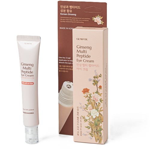 Крем для век с женьшенем и коллагеном GLAMFOX Ginseng Retinol Eye Cream 30 ml