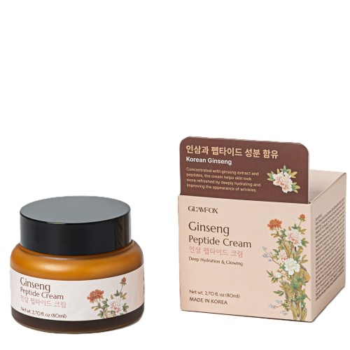 Пептидный крем с женьшенем GLAMFOX Ginseng Peptide Cream 80 ml