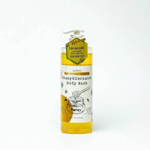 Гель для душа с медом и церамидами GLAMFOX Honey Ceramide Body Wash 750 ml