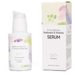 Увлажняющая сыворотка с гиалуроновой кислотой и витаминами GLAMFOX Velvety Shiny Hyaluronic Vitamins Serum 50ml