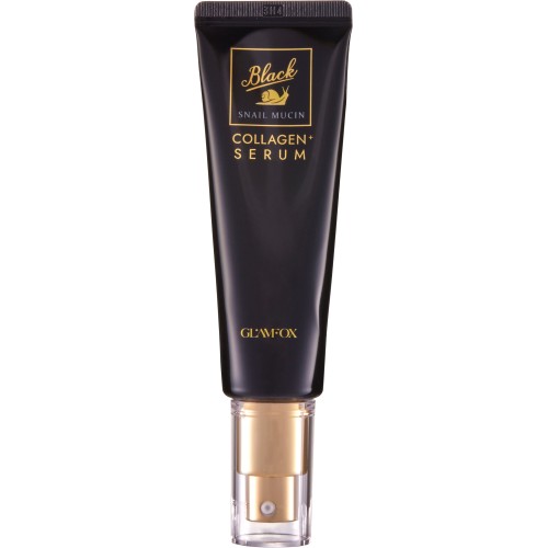 Антивозрастная коллагеновая сыворотка с муцином черной улитки GLAMFOX Black Snail Mucin Collagen Serum 50 ml