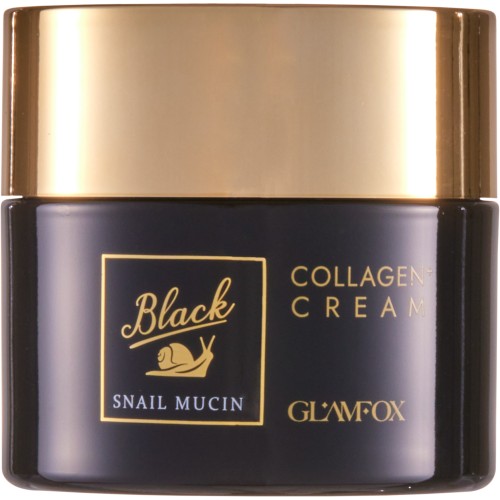Антивозрастной коллагеновый крем с муцином черной улитки GLAMFOX Black Snail Mucin Collagen Cream 50 ml