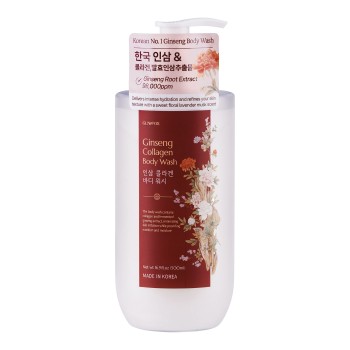 Гель для душа с экстрактом женьшеня и коллагеном GLAMFOX  Ginseng Collagen Body Wash 