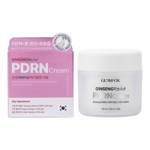 Антивозрастной крем для лица с экстрактом женьшеня и ПДРН GLAMFOX Ginseng Revive PDRN Cream 