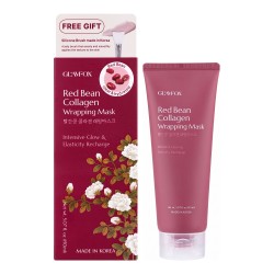 Маска-пленка с красной фасолью и коллагеном GLAMFOX Red Bean Collagen Wrapping Mask Set 