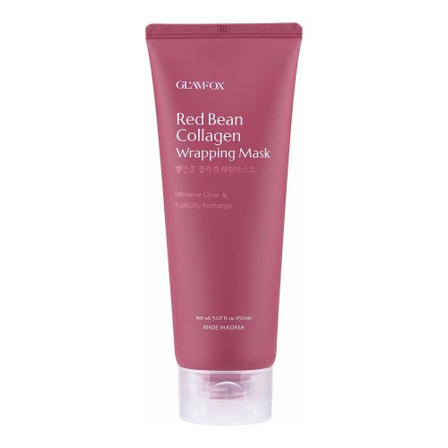 Маска-пленка с красной фасолью и коллагеном GLAMFOX Red Bean Collagen Wrapping Mask Set 