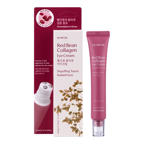 Крем для глаз с красной фасолью и коллагеном GLAMFOX Red Bean Collagen Eye Cream 