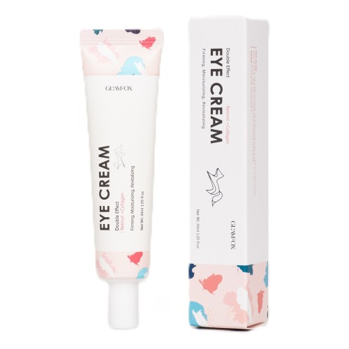 Крем для глаз с ретинолом и коллагеном двойного действия GLAMFOX Double Effect Retinol Collagen Eye Cream 30ml