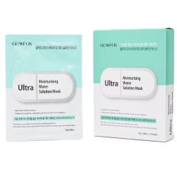 Увлажняющая  тканевая маска для сухой и склонной к раздражению кожи GLAMFOX Ultra Moisturizing Water Solution Mask 10*25 ml