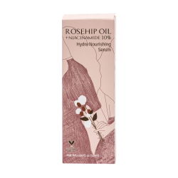 Питательная сыворотка для лица с маслом шиповника и ниацинамидом GLAMFOX Rosehip Oil Niacinamide Hydra Nourishing Serum 50 ml