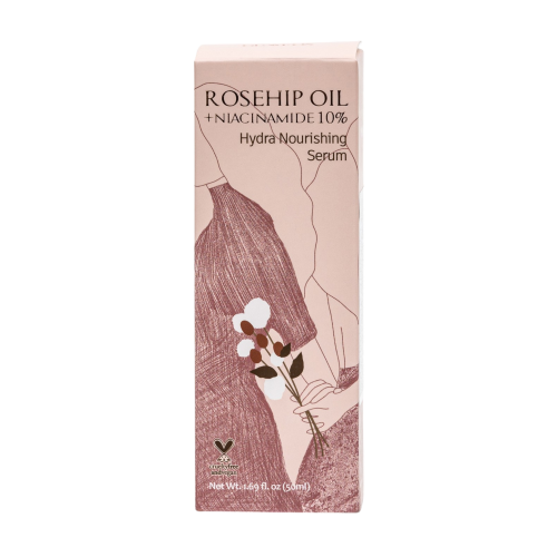 Питательная сыворотка для лица с маслом шиповника и ниацинамидом GLAMFOX Rosehip Oil Niacinamide Hydra Nourishing Serum 50 ml