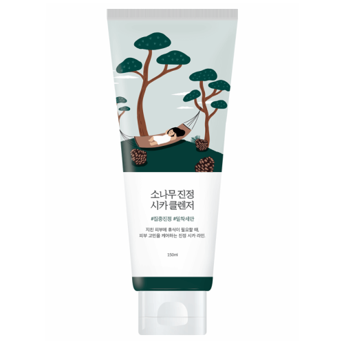 Пенка с экстрактом сосны и центеллы для проблемной кожи Round Lab Pine Calming Cica Cleanser