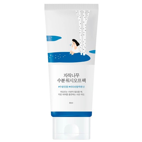Увлажняющая маска с 52% берёзового сока Round Lab Birch Juice Moisturizing Washoff Pack