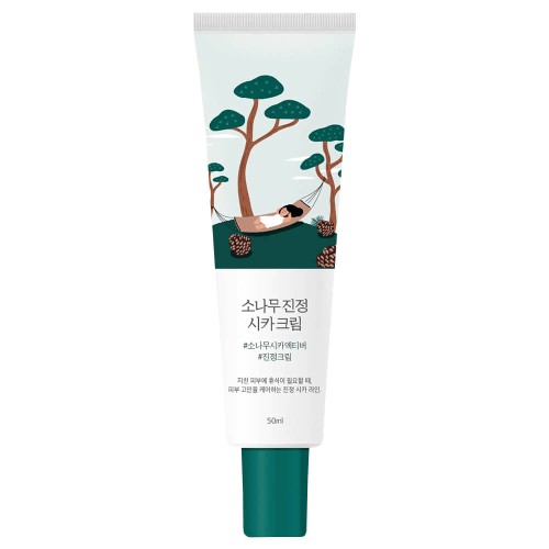 Крем с экстрактами сосны и центеллы для проблемной кожи Round Lab Pine Calming Cica Cream