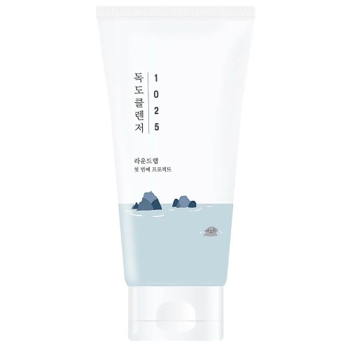 Мягкая пенка для умывания с морской водой Round Lab1025 Dokdo Cleanser