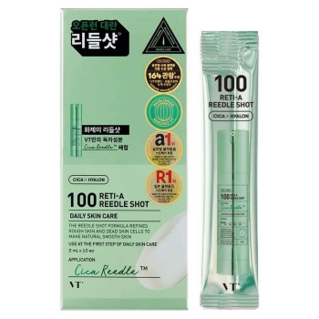 Бустер-сыворотка с микроиглами и ретинолом VT Cosmetics Reti-A Reedle Shot 100 