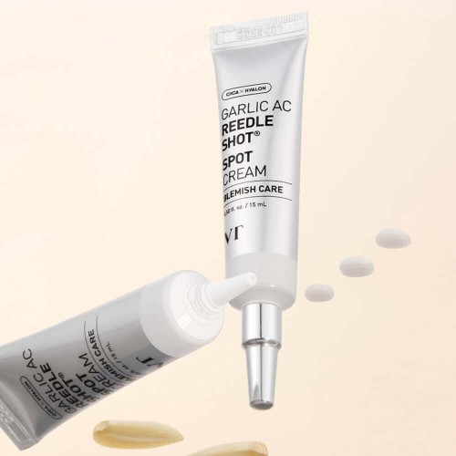 Локальный крем с микроиглами и чесноком VT Cosmetics Garlic AC Reedle Shot Spot Cream