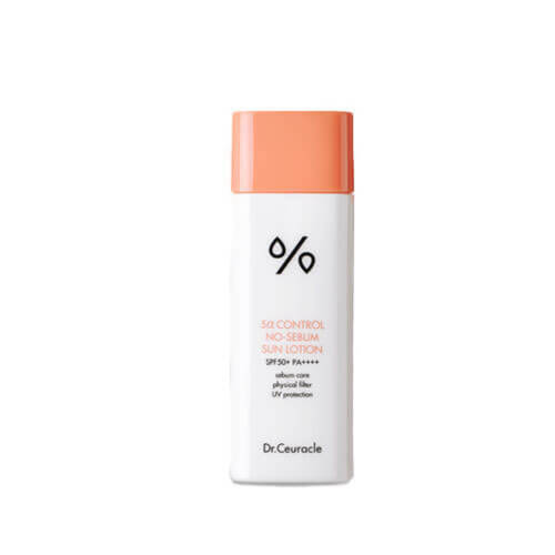 Dr.Ceuracle Крем солнцезащитный - 5α control no-sebum lotion SPF50+/PA++++, 50мл