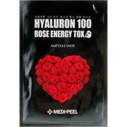 Ампульная омолаживающая маска с розой Medi-Peel  Hyaluron 100 Rose Energy Tox