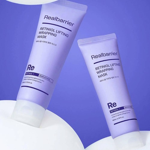 Маска для лица с ретинолом и лифтинг-эффектом Real Barrier Retiniol Lifting Wrapping Mask