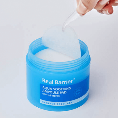 Ампульные пэды для чувствительной кожи Real Barrier Aqua Soothing Ampoule Pad